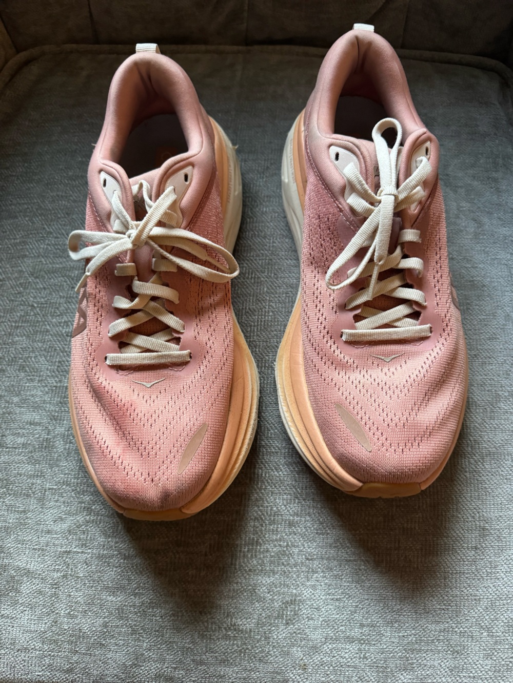 Hoka One One Women's Peach/cream Cushion Running Shoe